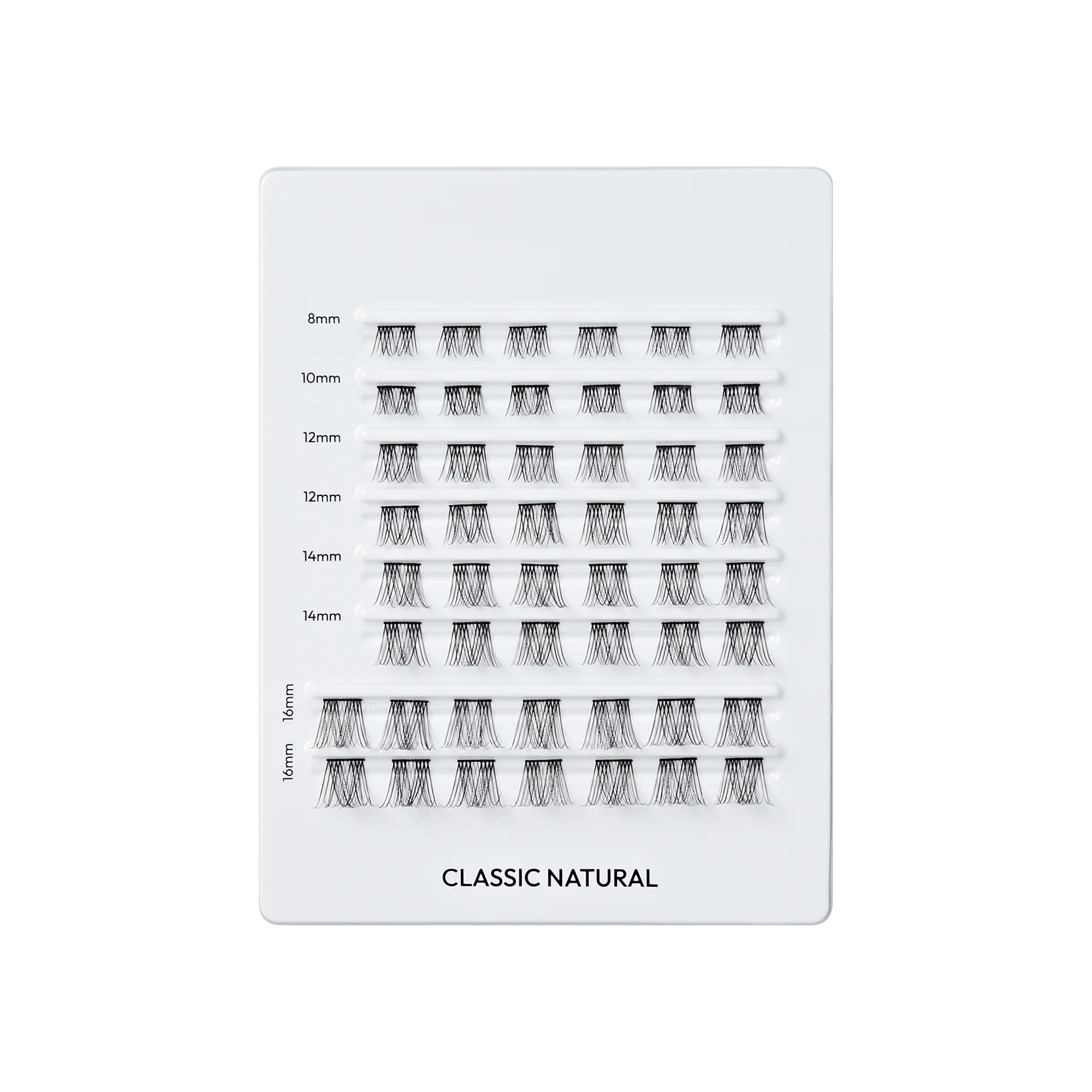 Falscara Classic Natural Mega Multipack | DIY False Lash Extensions, Cluster Lash, Wispy Lashes, 50 Wisps, 8mm-16mm - Image 6