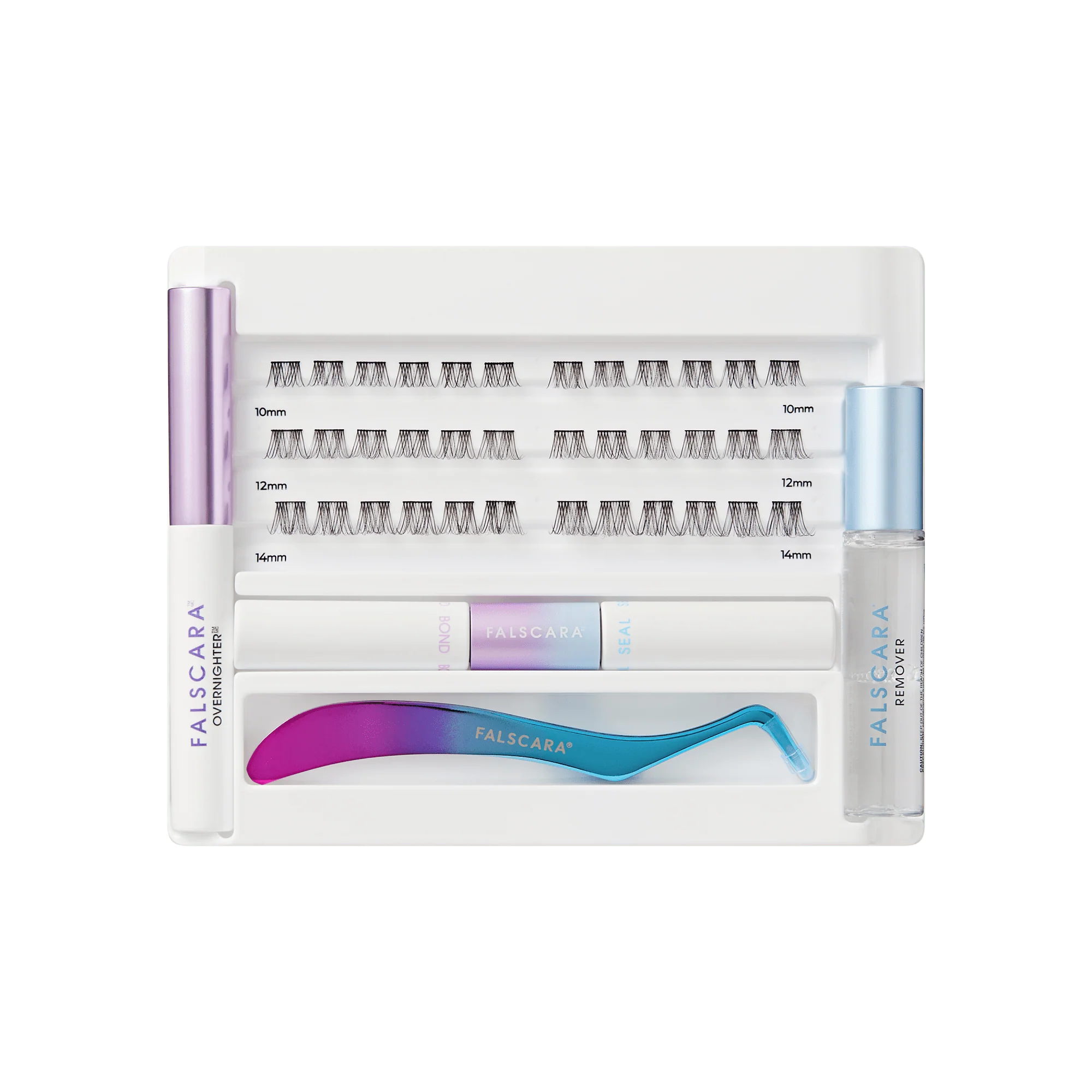 Falscara Classic Natural Special All Inclusive Ultimate Kit -Lengthening | DIY False Lash Extensions, Cluster Lash, Wispy Lashes, 36 Wisps, 10mm-14mm - Image 5