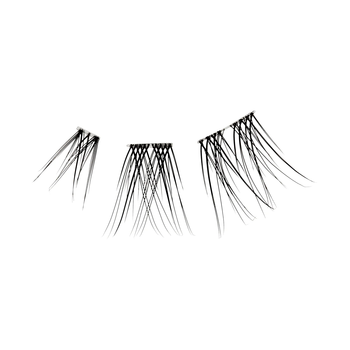 Falscara Studio Lash Extension Kit - Delicate | DIY False Lash Extensions, Natural, Cluster Lash, Wispy Lashes, 54 Wisps, 8mm-12mm - Image 5