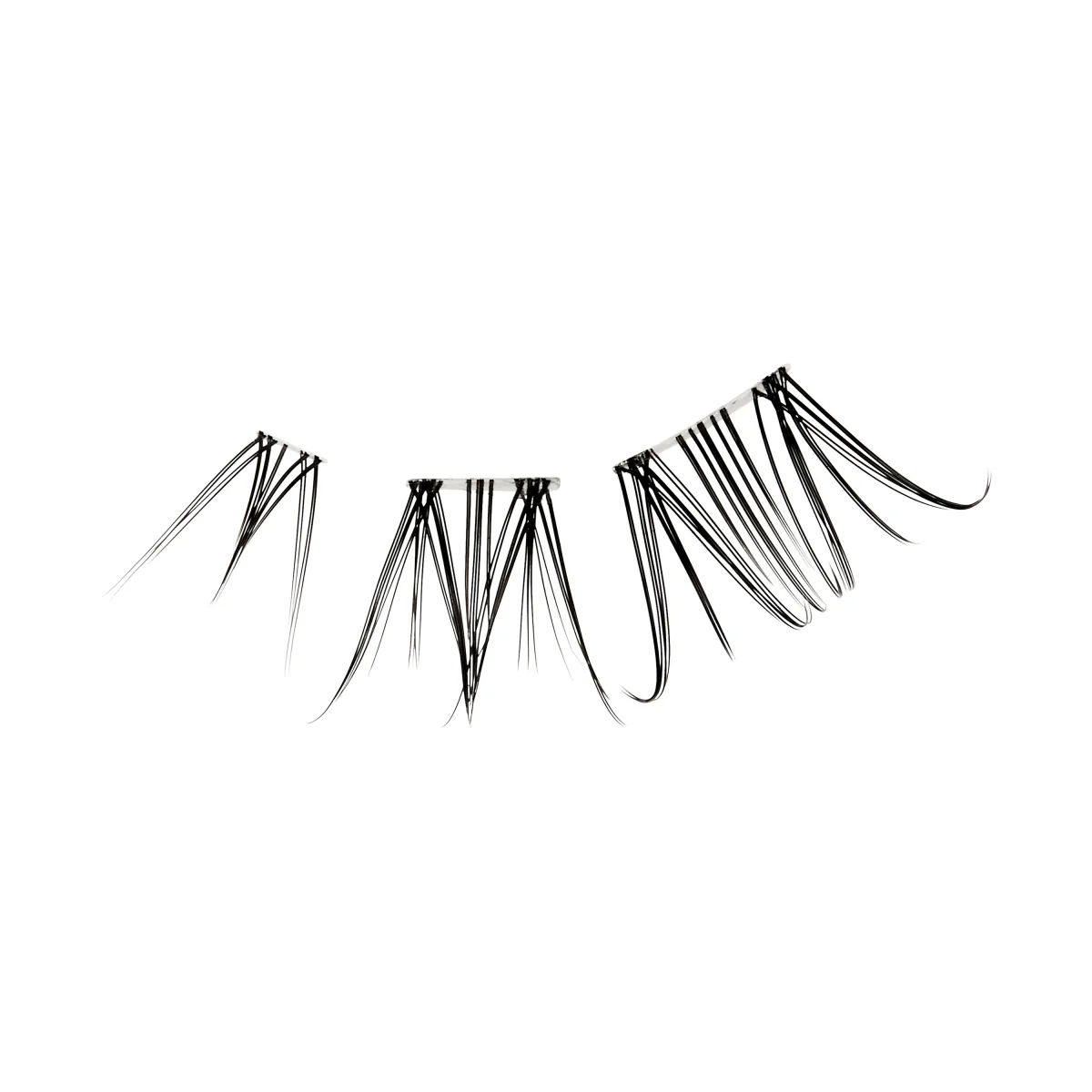 Falscara Studio Lash Palette - Delicate Spiky | DIY False Lash Extensions, Natural, Cluster Lash, Wispy Lashes, 18 Wisps, 8mm-12mm - Image 4