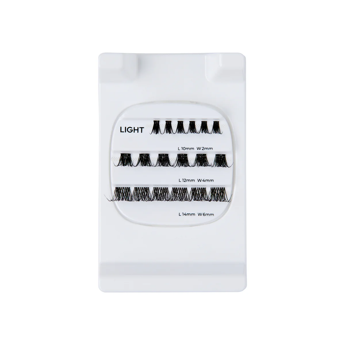 Falscara Studio Lash Palette - Xtra Light Volume | DIY False Lash Extensions, Medium Glam, Cluster Lash, Wispy Lashes, 18 Wisps, 10mm-14mm - Image 5
