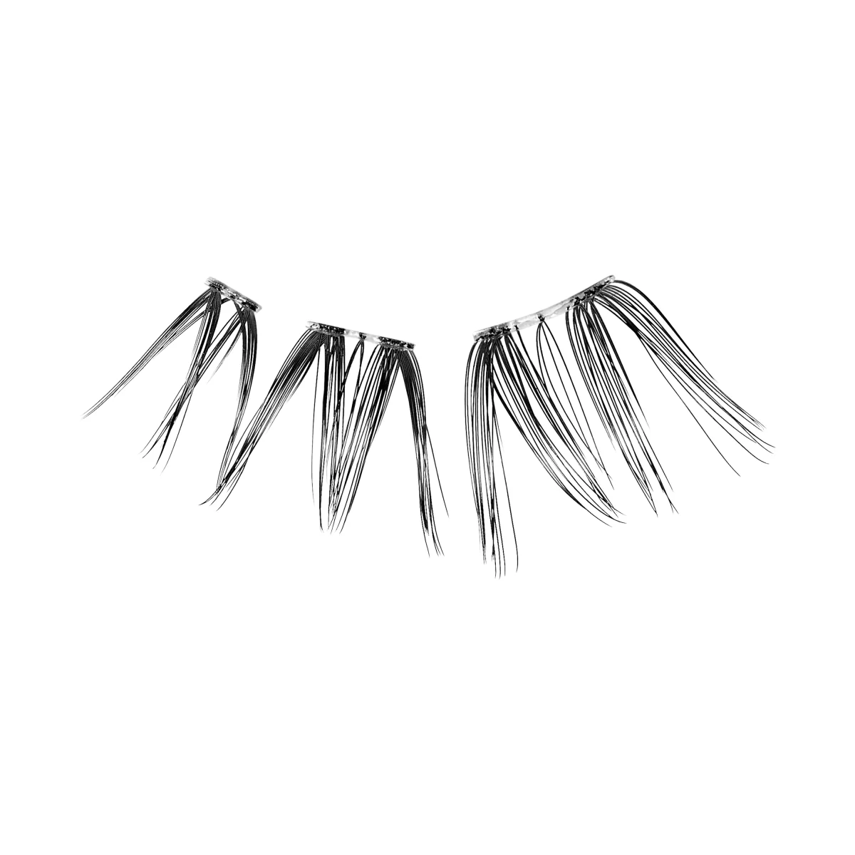 Falscara Studio Lash Palette - Xtra Spiky Volume | DIY False Lash Extensions, Full Glam, Cluster Lash, Wispy Lashes, 18 Wisps, 10mm-14mm - Image 4