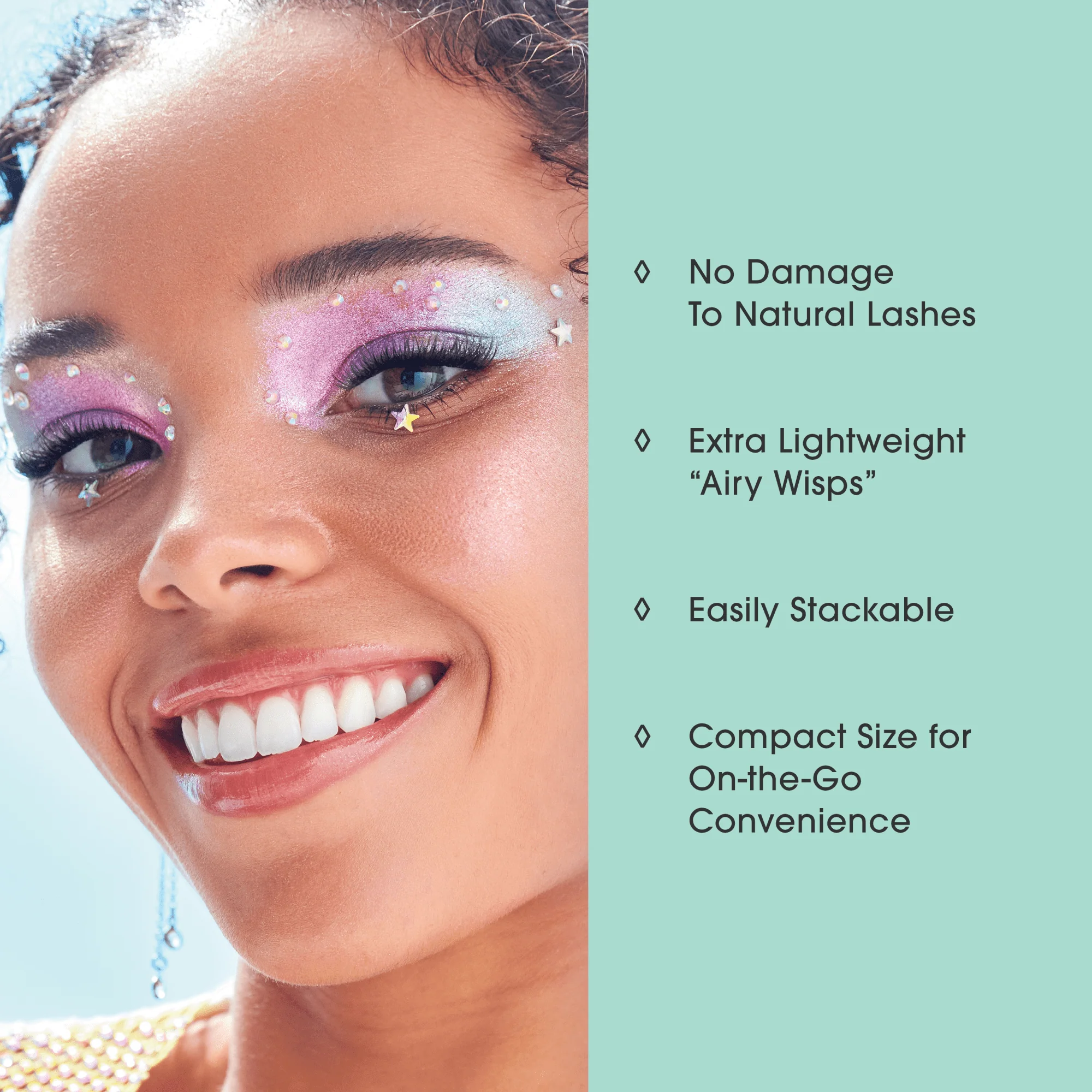 Falscara Studio Mini Festival On-The-Go Kit - Classic Volume | DIY False Lash Extensions, Cluster Lash, Wispy Lashes, 36 Wisps, 8mm-12mm - Image 9