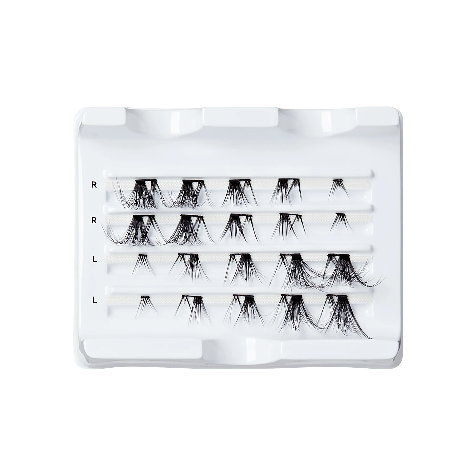 Falscara Natural Multipack - Cat Eye | DIY False Lash Extensions, Natural, Cluster Lash, Wispy Lashes, 20 Wisps, 18mm-20mm - Image 6