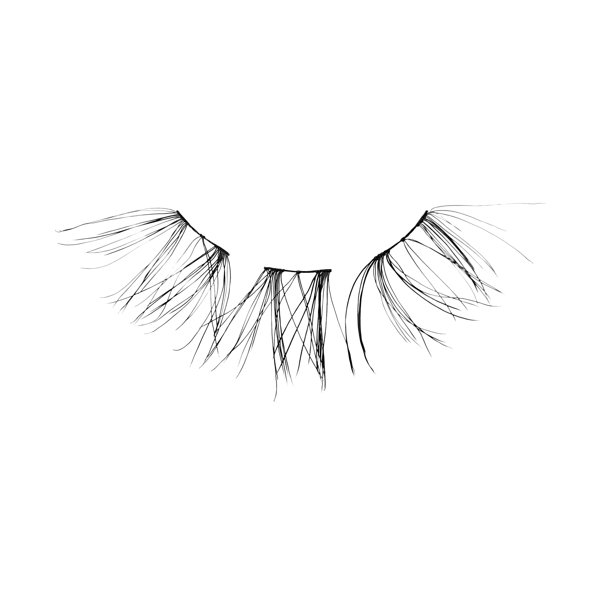 Falscara Wispy Single Pack | DIY False Lash Extensions, Natural, Cluster Lash, Wispy Lashes, 10 Wisps, 14mm - Image 3
