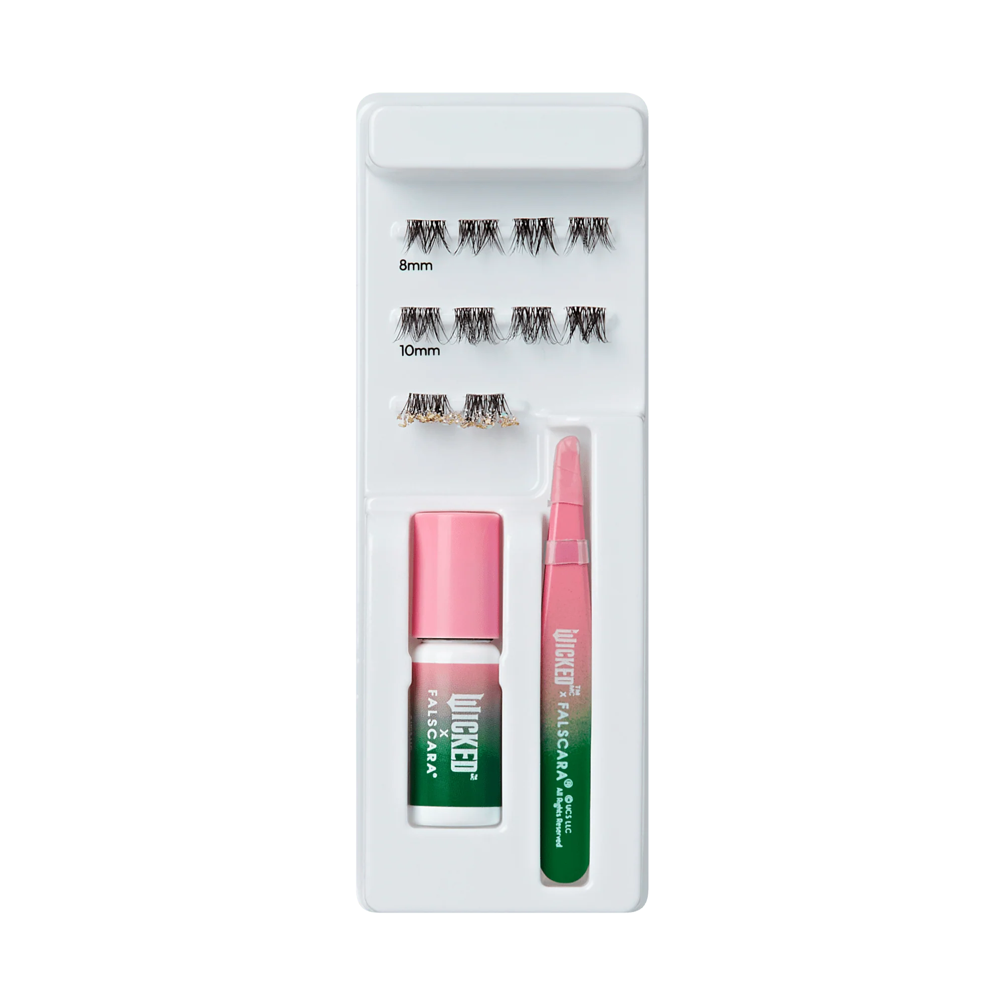 Falscara X WICKED: FOR GOOD | I Couldn't Be Lovelier | DIY False Lash Extensions, Natural, Cluster Lash, Wispy Lashes, 10 Wisps, 8mm-10mm - Image 5