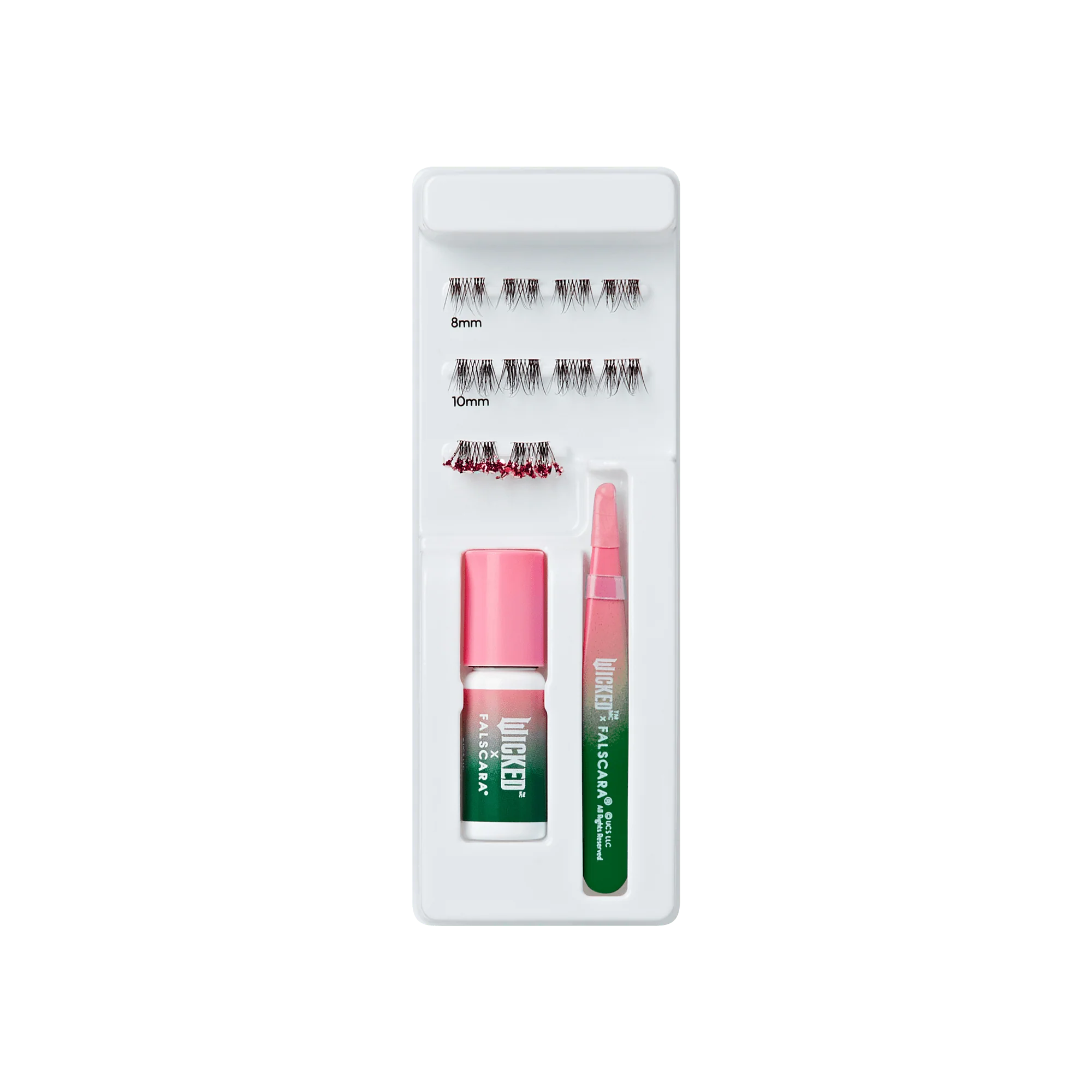 Falscara X WICKED: FOR GOOD | Wickedly Wonderful | DIY False Lash Extensions, Natural, Cluster Lash, Wispy Lashes, 10 Wisps, 8mm-10mm - Image 5