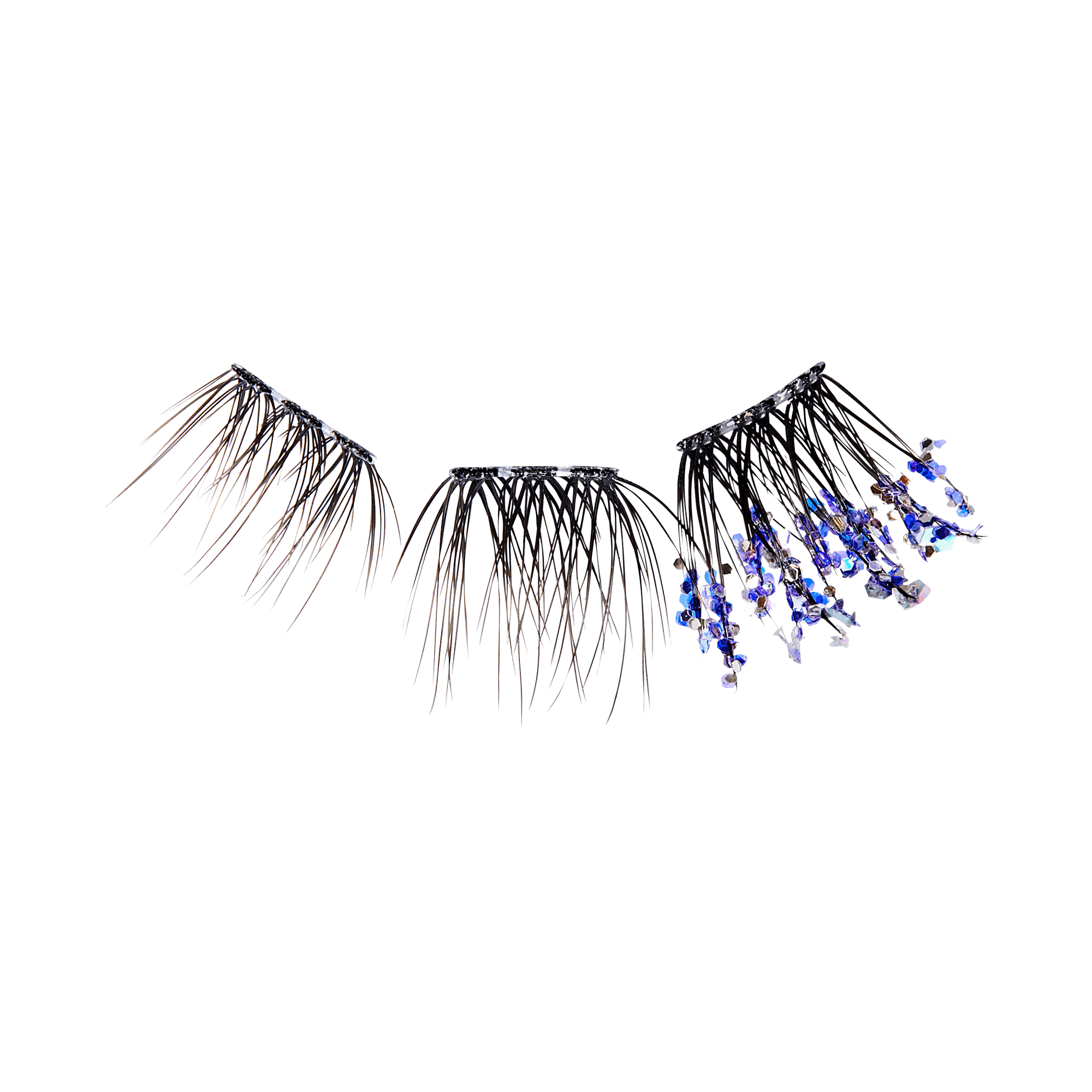 WICKED X Falscara False Eyelashes - Darlingest | DIY False Lash Extensions, Light Glam, Cluster Lash, Wispy Lashes, 10 Wisps, 8mm-10mm - Image 7