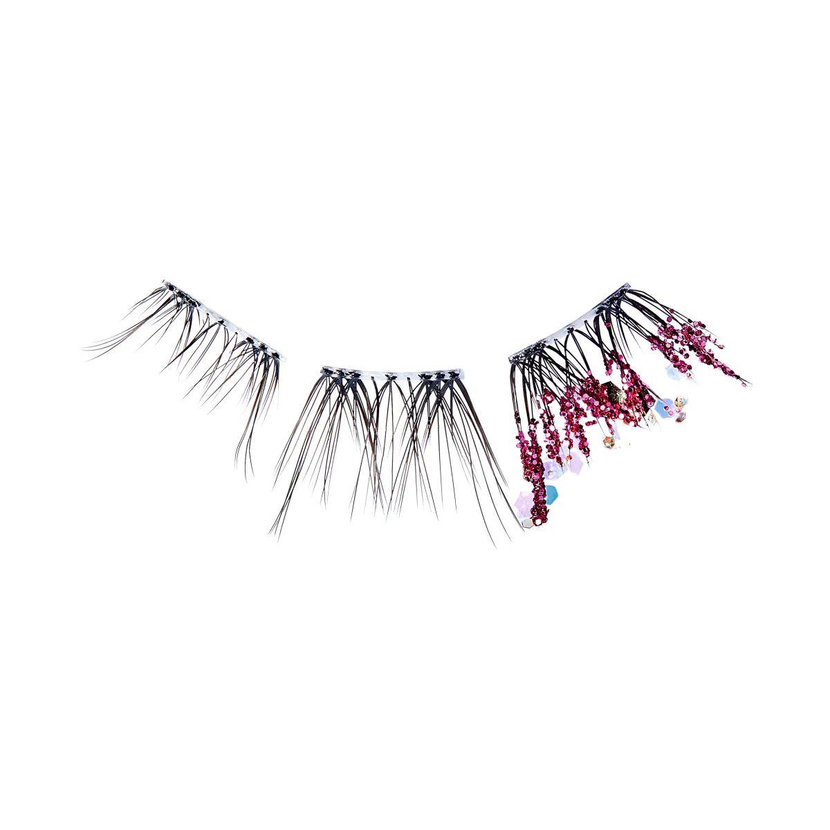 WICKED X Falscara False Eyelashes - Rejoicify | DIY False Lash Extensions, Natural, Cluster Lash, Wispy Lashes, 10 Wisps, 8mm-10mm - Image 6