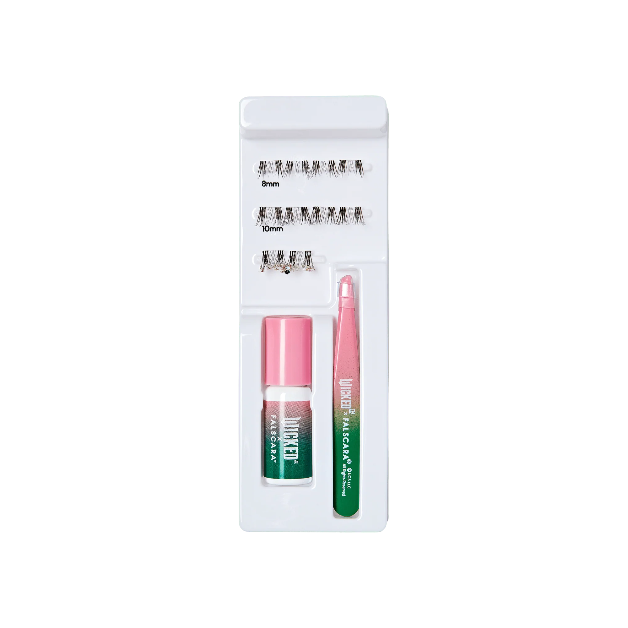 WICKED X Falscara False Eyelashes - Winkie Country | DIY False Lash Extensions, Natural, Cluster Lash, Wispy Lashes, 10 Wisps, 8mm-10mm - Image 5